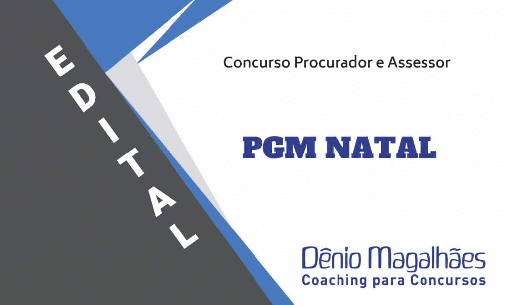 Edital PGM Natal Concurso Procuradoria do Município Procurador Municipal