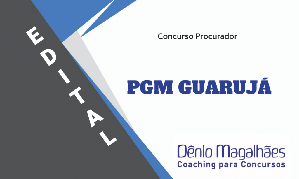 Edital PGM Guarujá Concurso Procuradoria do Município Procurador Municipal 2020