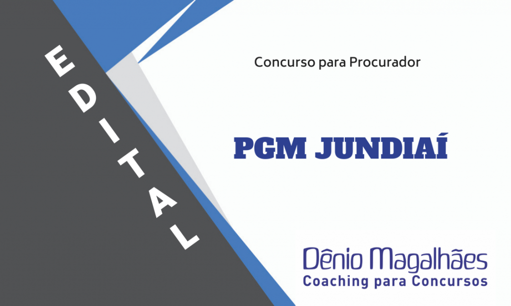 Edital PGM Jundiaí Concurso Procuradoria do Município Procurador Jurídico